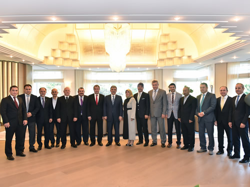 AK Parti Sarıyer İlçe Teşkilat'ından 11. Cumhurbaşkanı Abdullah Gül'e Ziyaret 